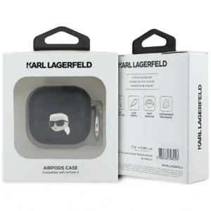 Hurtownia GSM - Karl Lagerfeld Monogram Karl Head Apple AirPods 4 schwarz - KLD21908 - {ean13} - Hurt
