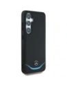 Hurtownia GSM - Mercedes Curea din piele contrastantă albastră cu curbă orizontală MagSafe Samsung Galaxy S25 negru - MRS303 - {ean13} - Hurt