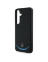 Wholesale Mercedes Leather Contrasted Blue Horizontal Curve MagSafe Samsung Galaxy S25 black - MRS303 - {ean13} - Hurt