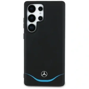 Hurtownia GSM - Mercedes Leder kontrastierendes blaues horizontales Kurven MagSafe Samsung Galaxy S25 Ultra schwarz - MRS304 - {ean13} - Hurt