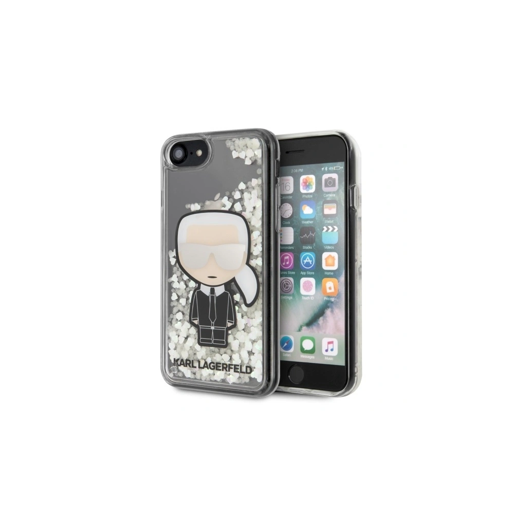 Hurtownia GSM - Etui Karl Lagerfeld KLHCI8GLGIRKL Apple iPhone SE 2022/SE 2020/8/7 hardcase Ikonik Glitter Glow in the dark - KLD258 - {ean13} - Hurt