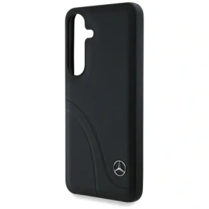 Hurtownia GSM - Mercedes Leder mit geschwungenen Nähten Samsung Galaxy S25 schwarz - MRS305 - {ean13} - Hurt