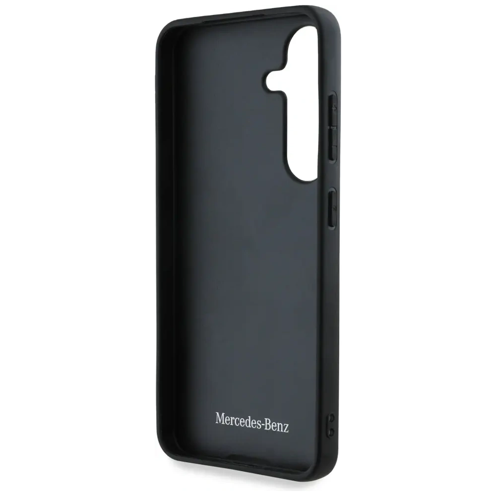 Hurtownia GSM - Etui Mercedes Leather Curved Stitches do Samsung Galaxy S25 černé - MRS305 - {ean13} - Hurt