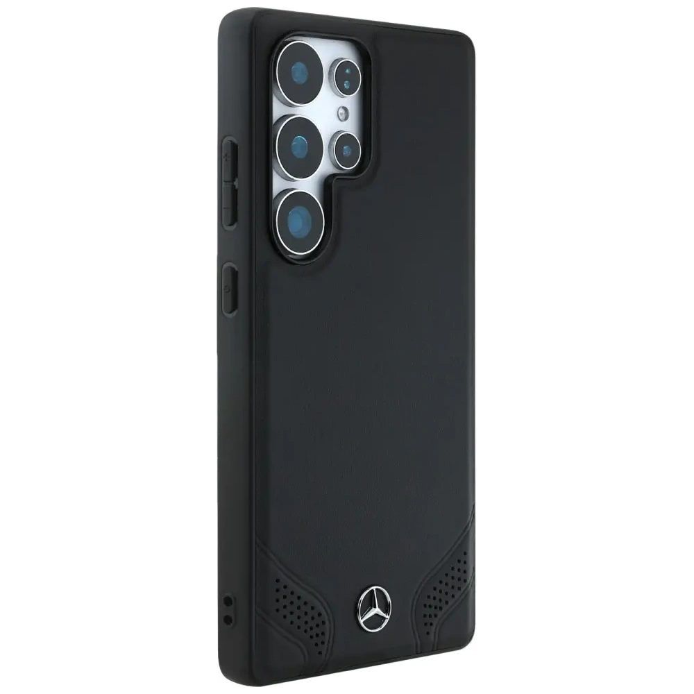 Hurtownia GSM - Mercedes Leder mit geschwungenen Nähten Samsung Galaxy S25 Ultra schwarz - MRS306 - {ean13} - Hurt