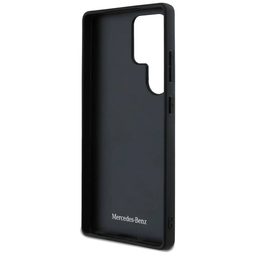 Hurtownia GSM - Mercedes Leder mit geschwungenen Nähten Samsung Galaxy S25 Ultra schwarz - MRS306 - {ean13} - Hurt