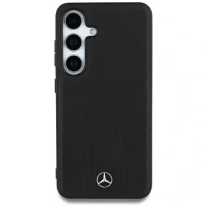 Hurtownia GSM - Mercedes Linii debossate din piele MagSafe Samsung Galaxy S25 negru - MRS307 - {ean13} - Hurt