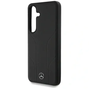 Hurtownia GSM - Mercedes Linii debossate din piele MagSafe Samsung Galaxy S25 negru - MRS307 - {ean13} - Hurt