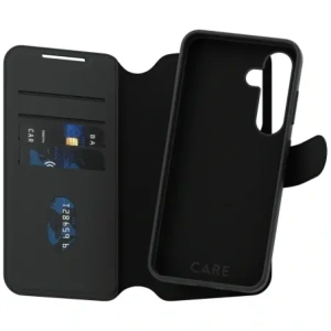 Hurtownia GSM - CARE de PanzerGlass Caracteristica Tango 2w1 Portofel Samsung Galaxy S25 negru - PZG839 - {ean13} - Hurt