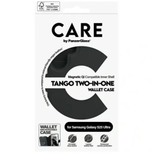 Hurtownia GSM - CARE von PanzerGlass Funktion Tango 2w1 Geldbörse Samsung Galaxy S25 Ultra schwarz - PZG840 - {ean13} - Hurt
