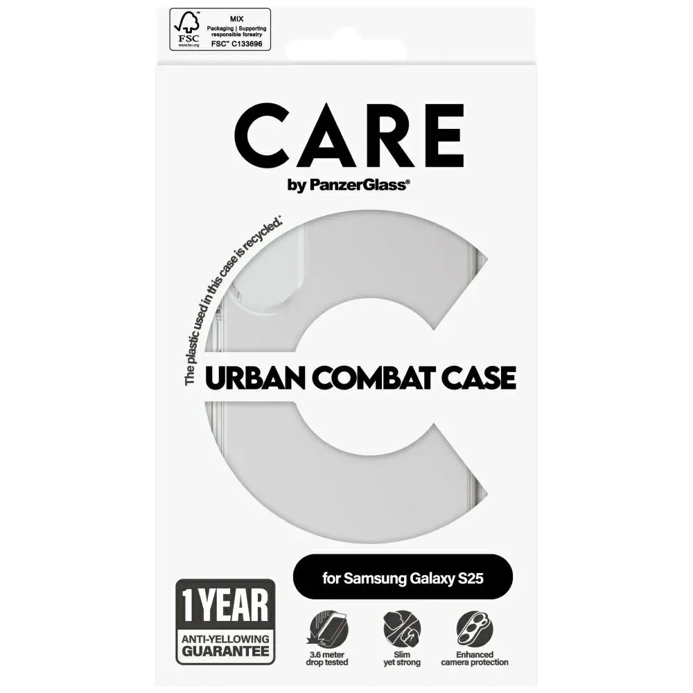 Hurtownia GSM - CARE by PanzerGlass Flagship Urban Combat Samsung Galaxy S25 átlátszó - PZG842 - {ean13} - Hurt