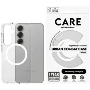 Wholesale CARE by PanzerGlass Flagship Urban Combat White QI Samsung Galaxy S25 clear - PZG844 - {ean13} - Hurt