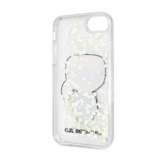 Etui Karl Lagerfeld KLHCI8GLGIRKL Apple iPhone SE 2022/SE 2020/8/7 hardcase Ikonik Glitter Glow in the dark