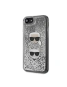 Hurtownia GSM - Etui Karl Lagerfeld KLHCI8KCGLSL Apple iPhone SE 2022/SE 2020/8/7 hardcase argintiu/silver Glitter Karl&Choupette - KLD259SLV - {ean13} - Hurt
