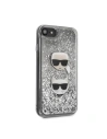 Hurtownia GSM - Etui Karl Lagerfeld KLHCI8KCGLSL Apple iPhone SE 2022/SE 2020/8/7 hardcase argintiu/silver Glitter Karl&Choupette - KLD259SLV - {ean13} - Hurt