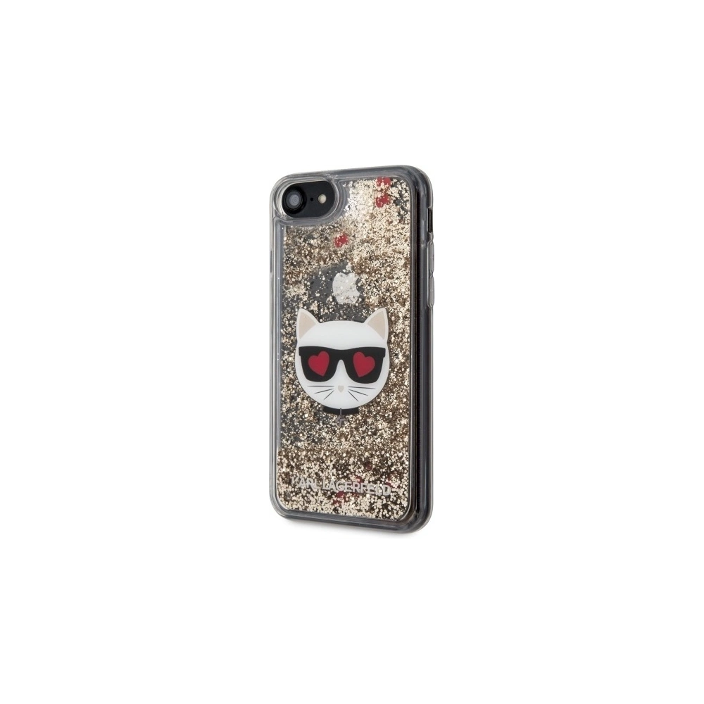 Hurtownia GSM - Etui Karl Lagerfeld KLHCI8LCGLGO Apple iPhone SE 2022/SE 2020/8/7 hardcase zlatý/gold Glitter Choupette - KLD260GLD - {ean13} - Hurt