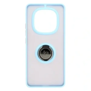 Hurtownia GSM - Bizon Case Hybrid Ring Xiaomi Redmi Note 14 Pro 5G / Poco X7 füstös világoskék kerettel - BIZ8491 - {ean13} - Hurt