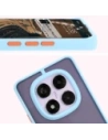 Hurtownia GSM - Etui z uchwytem na palec Bizon Case Hybrid Ring do Xiaomi Redmi Note 14 Pro 5G / Poco X7 przydymione z jasnoniebieską ramką - BIZ8491 - {ean13} - Hurt