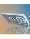 Hurtownia GSM - Etui s úchopem na palec Bizon Case Hybrid Ring pro Xiaomi Redmi Note 14 Pro 5G / Poco X7 kouřové s jasně modrým rámečkem - BIZ8491 - {ean13} - Hurt