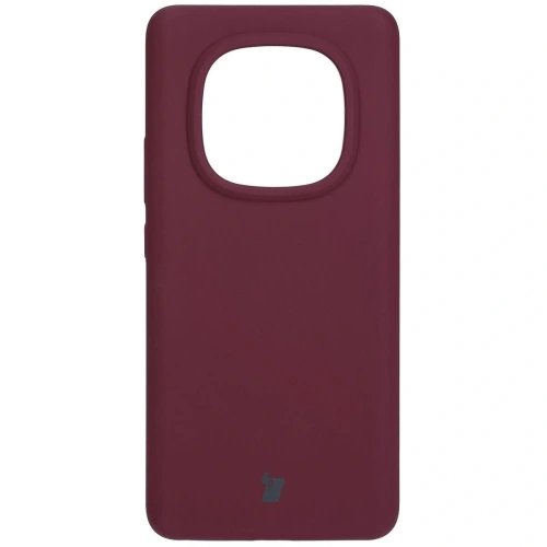 Silikonowe etui Bizon Soft Case do Xiaomi Redmi Note 14 Pro 5G / Poco X7 ciemnofioletowe