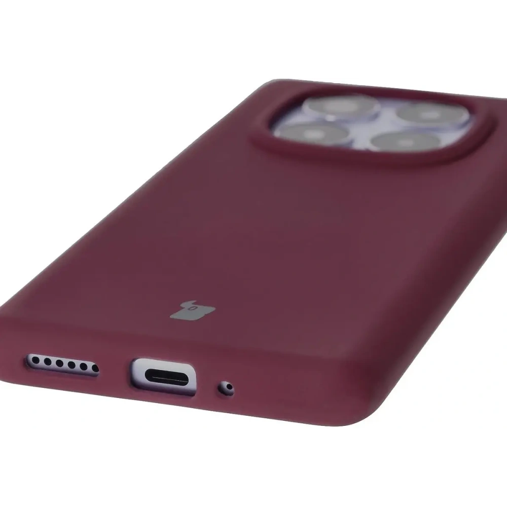 Hurtownia GSM - Silikonowe etui Bizon Soft Case do Xiaomi Redmi Note 14 Pro 5G / Poco X7 ciemnofioletowe - BIZ8492 - {ean13} - Hurt