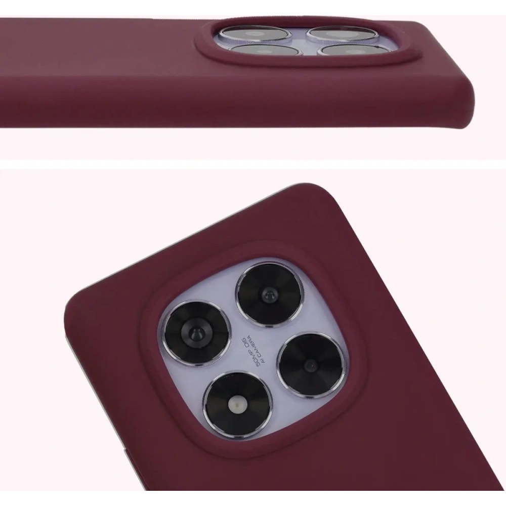 Hurtownia GSM - Silikonowe etui Bizon Soft Case do Xiaomi Redmi Note 14 Pro 5G / Poco X7 ciemnofioletowe - BIZ8492 - {ean13} - Hurt