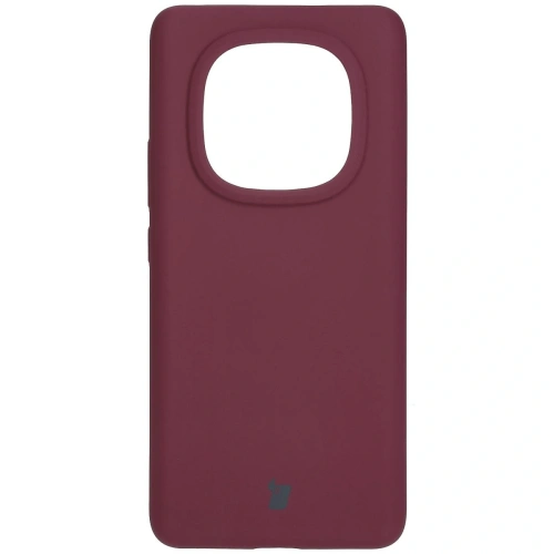 Silikonowe etui Bizon Soft Case do Xiaomi Redmi Note 14 Pro Plus 5G ciemnofioletowe