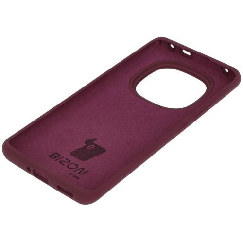Silikonowe etui Bizon Soft Case do Xiaomi Redmi Note 14 Pro Plus 5G ciemnofioletowe