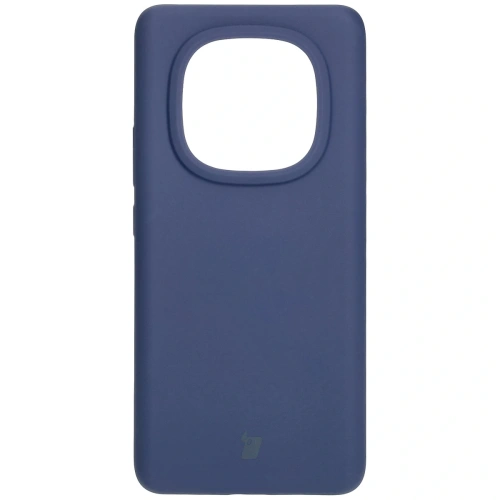Silikonowe etui Bizon Soft Case do Xiaomi Redmi Note 14 Pro Plus 5G ciemnoniebieskie