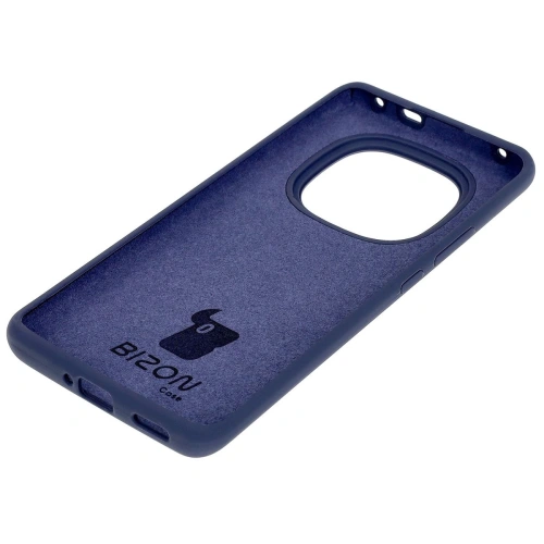 Silikonowe etui Bizon Soft Case do Xiaomi Redmi Note 14 Pro Plus 5G ciemnoniebieskie