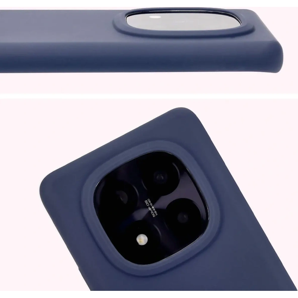 Hurtownia GSM - Silikonové pouzdro Bizon Soft Case pro Xiaomi Redmi Note 14 Pro Plus 5G tmavě modré - BIZ8494 - {ean13} - Hurt