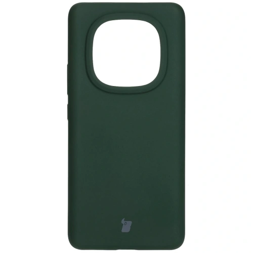 Silikonowe etui Bizon Soft Case do Xiaomi Redmi Note 14 Pro Plus 5G ciemnozielone