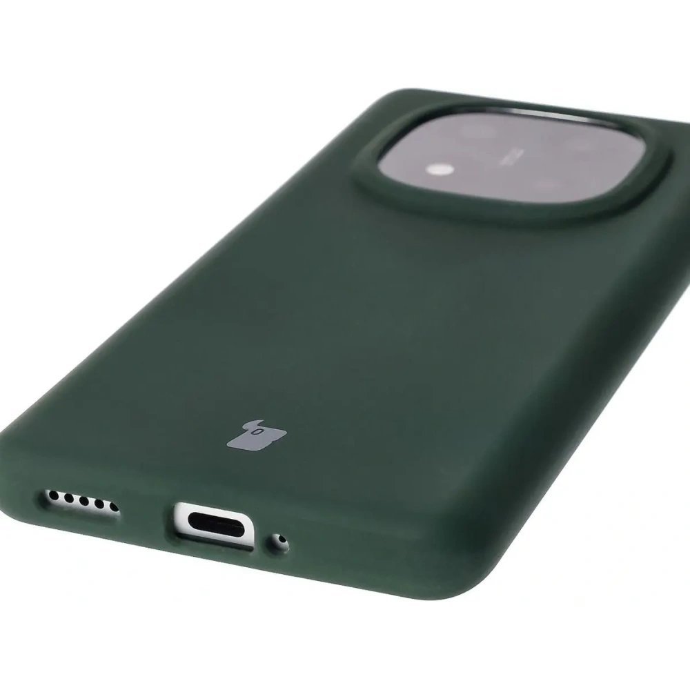 Hurtownia GSM - Silikonowe etui Bizon Soft Case do Xiaomi Redmi Note 14 Pro Plus 5G ciemnozielone - BIZ8495 - {ean13} - Hurt