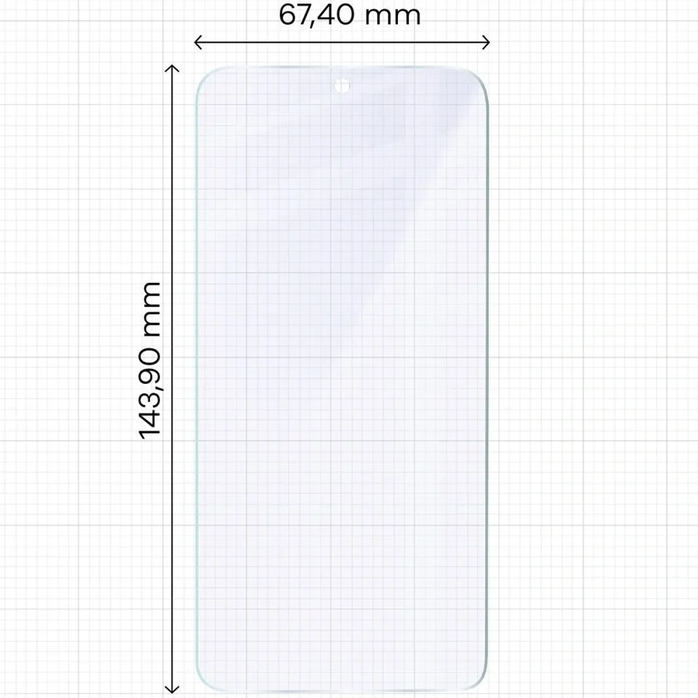 Wholesale Bizon Glass Mule Flexible hybrid glass Samsung Galaxy S25 - BIZ8496 - {ean13} - Hurt