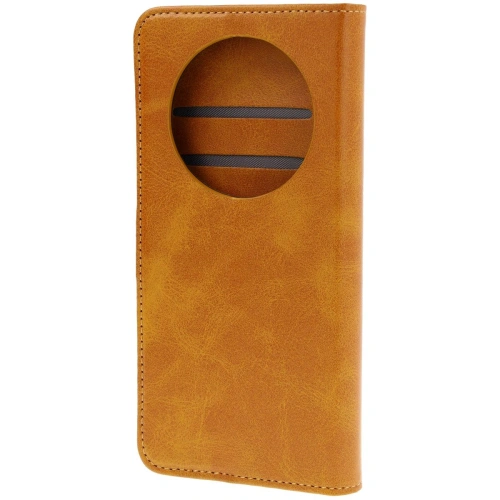 Etui z klapką Bizon Case Pocket do Honor Magic7 Lite brązowe