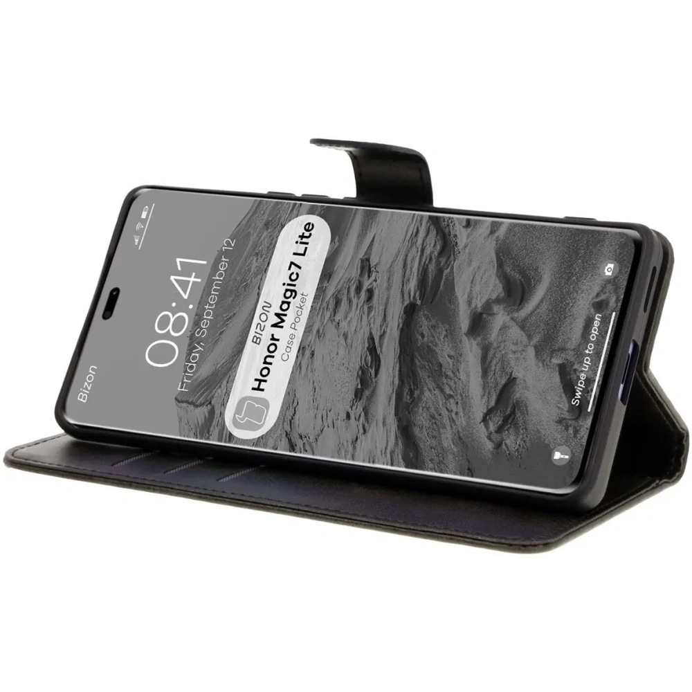 Wholesale Bizon Case Pocket Honor Magic7 Lite black - BIZ8500 - {ean13} - Hurt