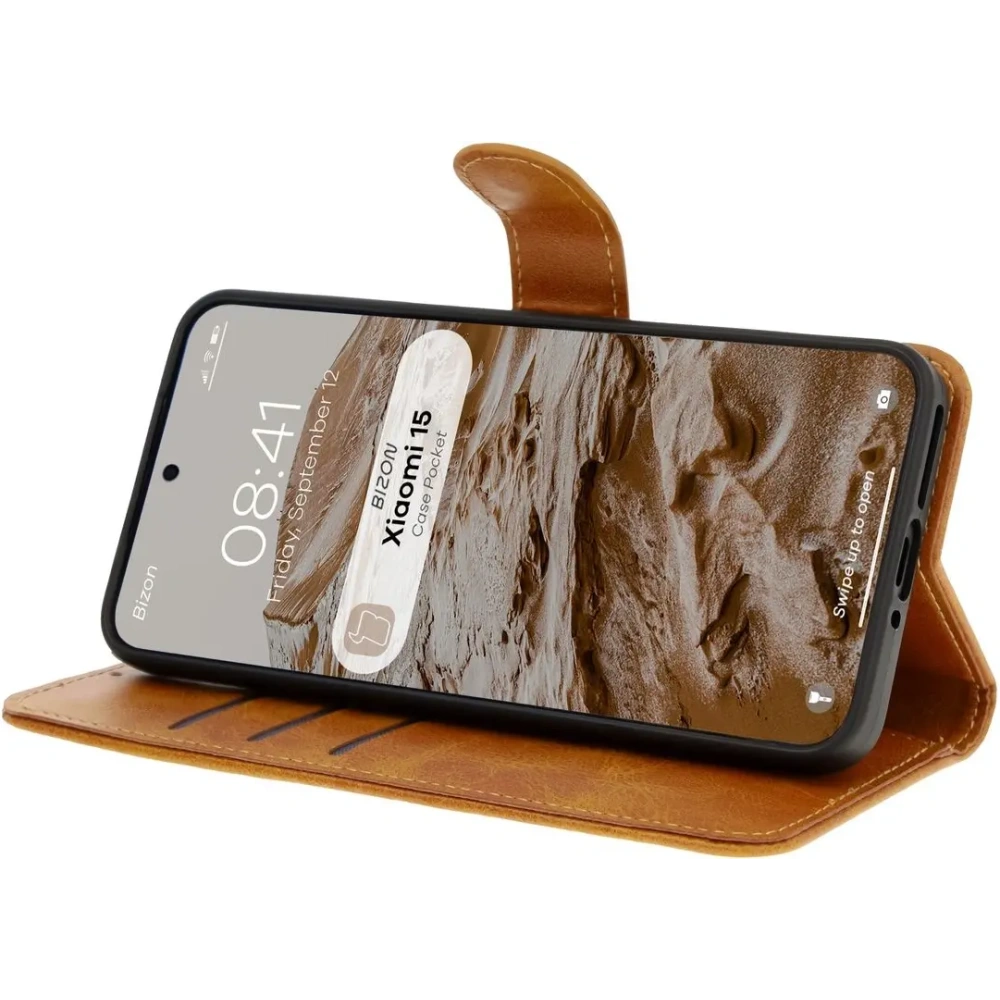 Hurtownia GSM - Bizon Case Pocket Xiaomi 15 maron - BIZ8505 - {ean13} - Hurt