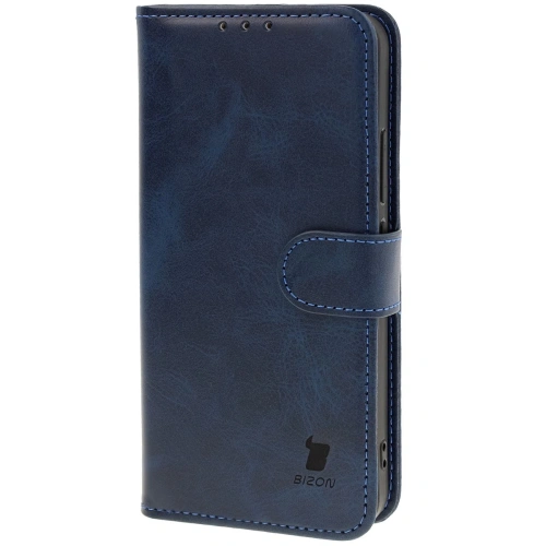 Etui z klapką Bizon Case Pocket do Xiaomi 15 granatowe