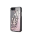 Hurtownia GSM - Etui Karl Lagerfeld KLHCI8TRKSRG Apple iPhone SE 2022/SE 2020/8/7 růžovo-zlatý/rose gold Glitter Signature - KLD263RS - {ean13} - Hurt