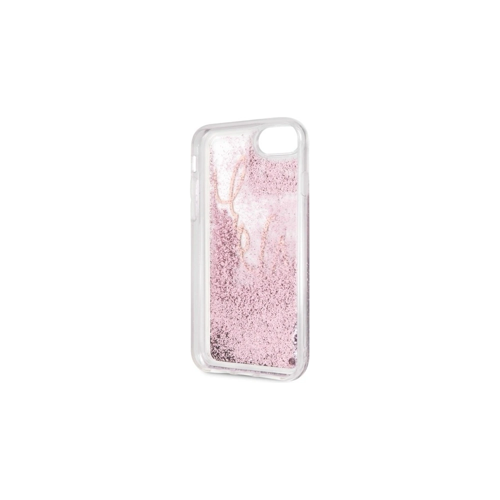 Hurtownia GSM - Etui Karl Lagerfeld KLHCI8TRKSRG Apple iPhone SE 2022/SE 2020/8/7 růžovo-zlatý/rose gold Glitter Signature - KLD263RS - {ean13} - Hurt