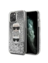 Hurtownia GSM - Etui Karl Lagerfeld KLHCN58KCGLSL Apple iPhone 11 Pro hardcase srebrny/silver Glitter Karl&Choupette - KLD264SLV - {ean13} - Hurt