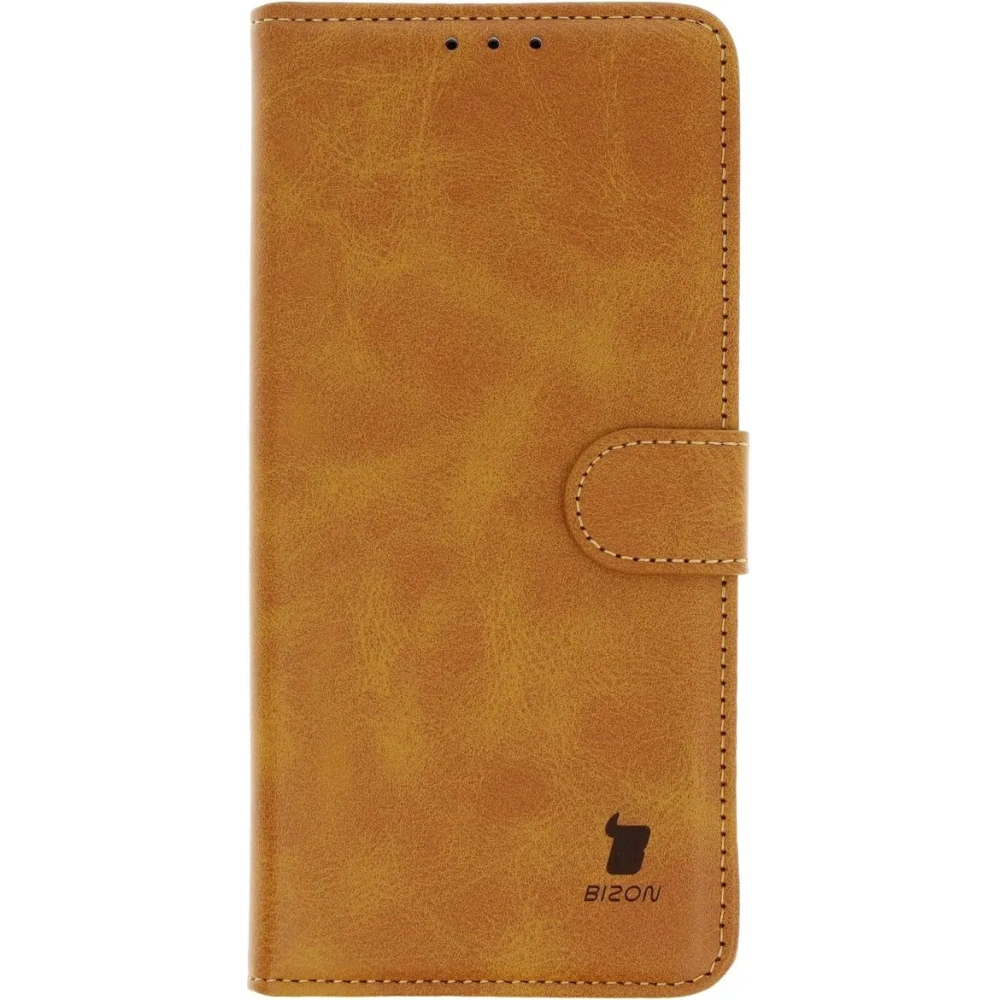 Hurtownia GSM - Etui z klapką Bizon Case Pocket do Xiaomi Redmi Note 14 Pro 5G / Poco X7 brązowe - BIZ8511 - {ean13} - Hurt