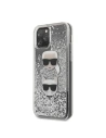 Hurtownia GSM - Etui Karl Lagerfeld KLHCN58KCGLSL Apple iPhone 11 Pro hardcase srebrny/silver Glitter Karl&Choupette - KLD264SLV - {ean13} - Hurt