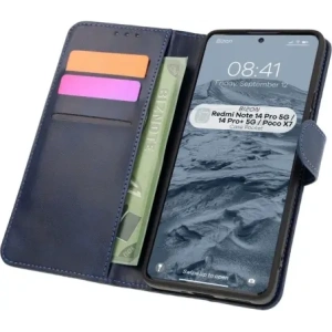 Hurtownia GSM - Bizon tok zseb Xiaomi Redmi Note 14 Pro 5G / Poco X7 tengerészkék - BIZ8513 - {ean13} - Hurt