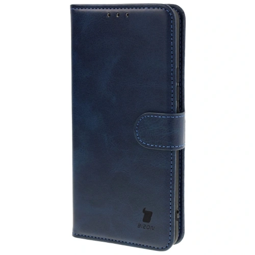 Etui z klapką Bizon Case Pocket do Xiaomi Redmi Note 14 Pro 5G / Poco X7 granatowe