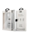 Wholesale Karl Lagerfeld KLHCN58KCGLSL Apple iPhone 11 Pro hardcase silver Glitter Karl&Choupette - KLD264SLV - {ean13} - Hurt