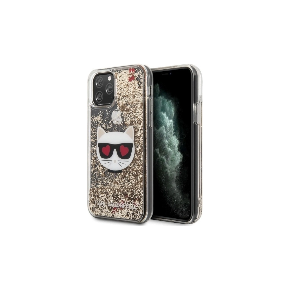 Hurtownia GSM - Etui Karl Lagerfeld KLHCN58LCGLGO Apple iPhone 11 Pro hardcase zlatý/gold Glitter Choupette - KLD265GLD - {ean13} - Hurt