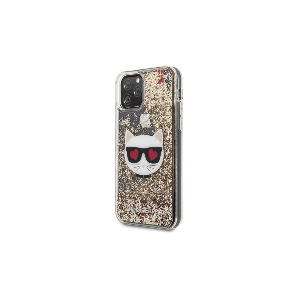 Hurtownia GSM - Etui Karl Lagerfeld KLHCN58LCGLGO Apple iPhone 11 Pro hardcase zlatý/gold Glitter Choupette - KLD265GLD - {ean13} - Hurt
