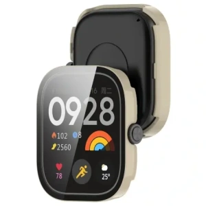 Hurtownia GSM - Etui se sklem pro hodinky Bizon Case+Glass Watch do Xiaomi Redmi Watch 5 béžové - BIZ8520 - {ean13} - Hurt