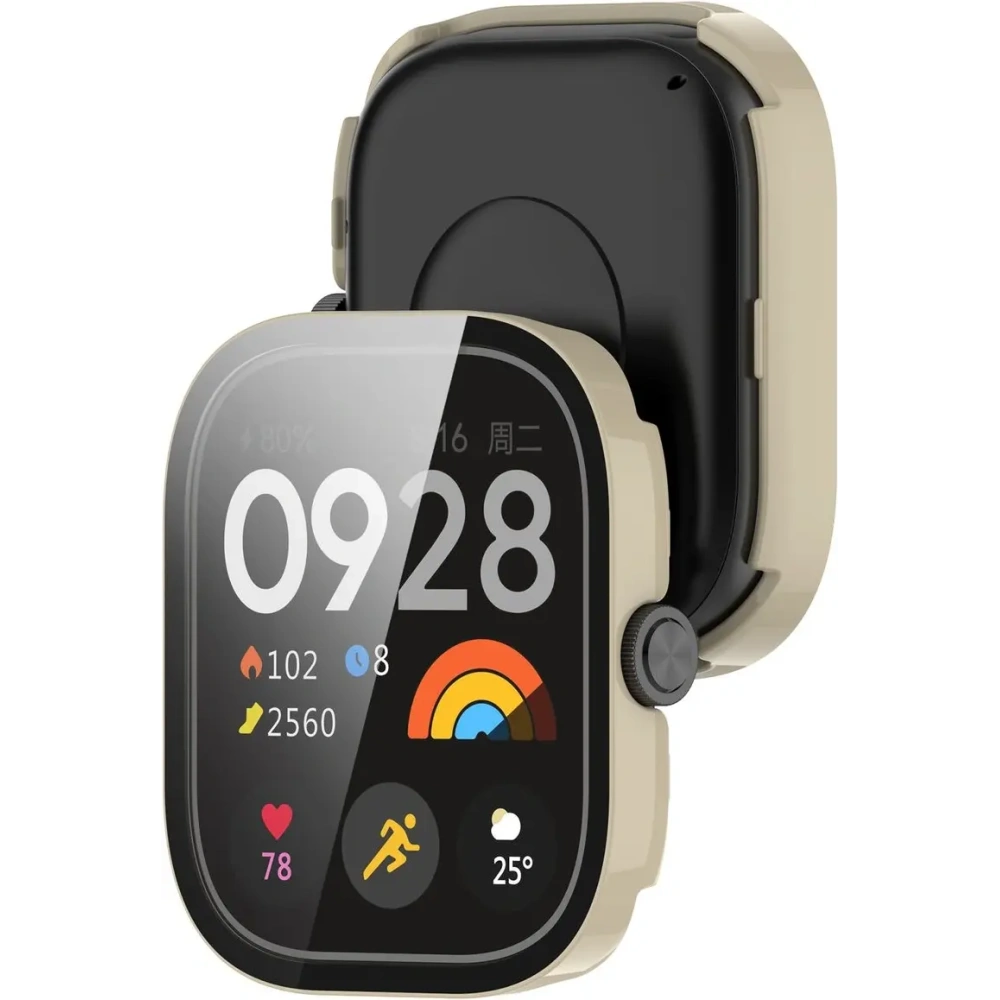 Hurtownia GSM - Bizon Case+Glass Óra Xiaomi Redmi Watch 5 bézs - BIZ8520 - {ean13} - Hurt
