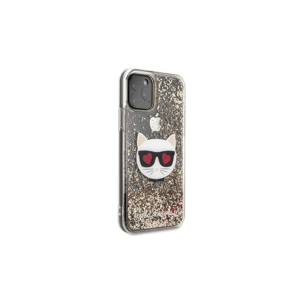 Hurtownia GSM - Etui Karl Lagerfeld KLHCN58LCGLGO Apple iPhone 11 Pro hardcase zlatý/gold Glitter Choupette - KLD265GLD - {ean13} - Hurt